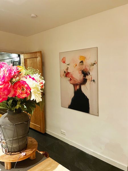 Modern abstract portrait