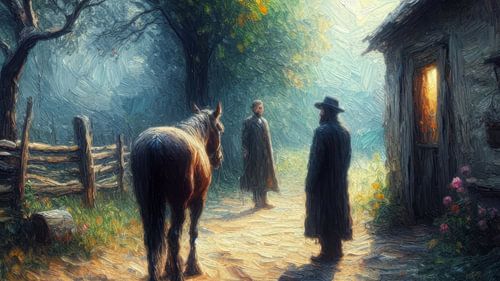 Hallo duisternis mijn oude vriend Ik kom weer met je praten. van Henk van Holten