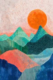 Sunset Mountains by Whale & Sons