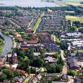 Ouderkerk from above by Inge Wiedijk