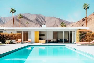 Midden-eigentijds modern Palm Springs van Philippe HUGONNARD
