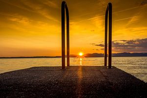 Garda Sunset sur Dennis Donders