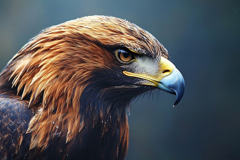 Majestic portrait of an eagle by Imperial Art House