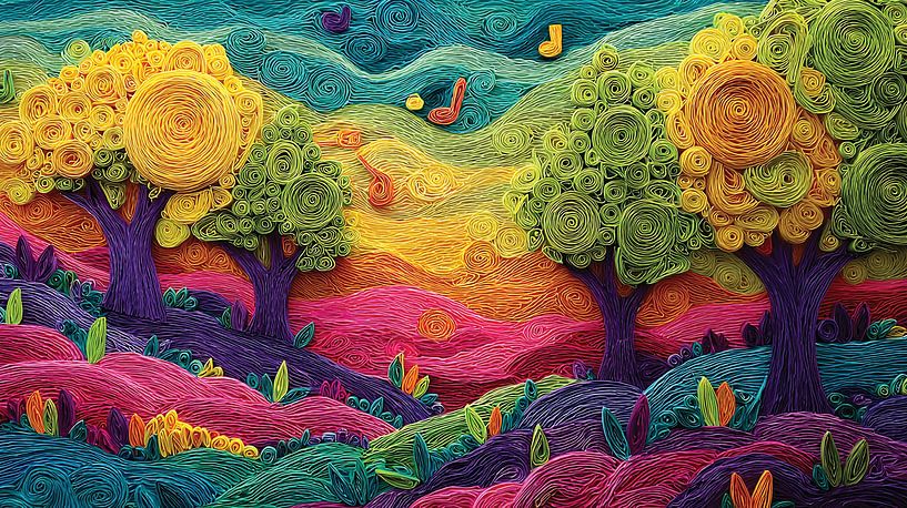 The Harmonica Forest by Corksy Uncorked in Tuscany
