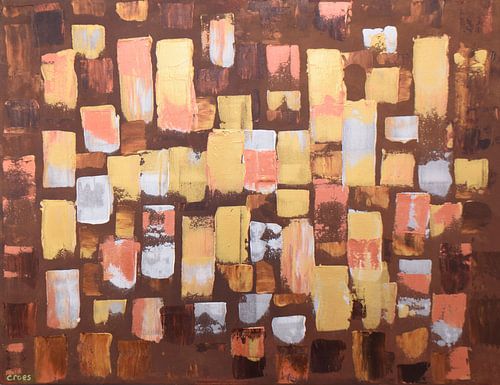 Goud en zilverkleurige vlakken