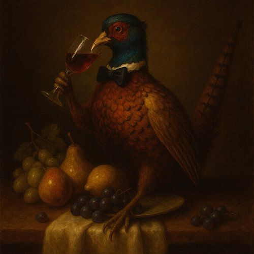 Stilleven Pheasant Noblesse van Moonheart Artworks