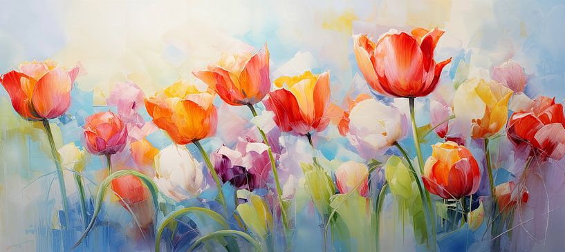 Tulp | tulp van Blikvanger Schilderijen