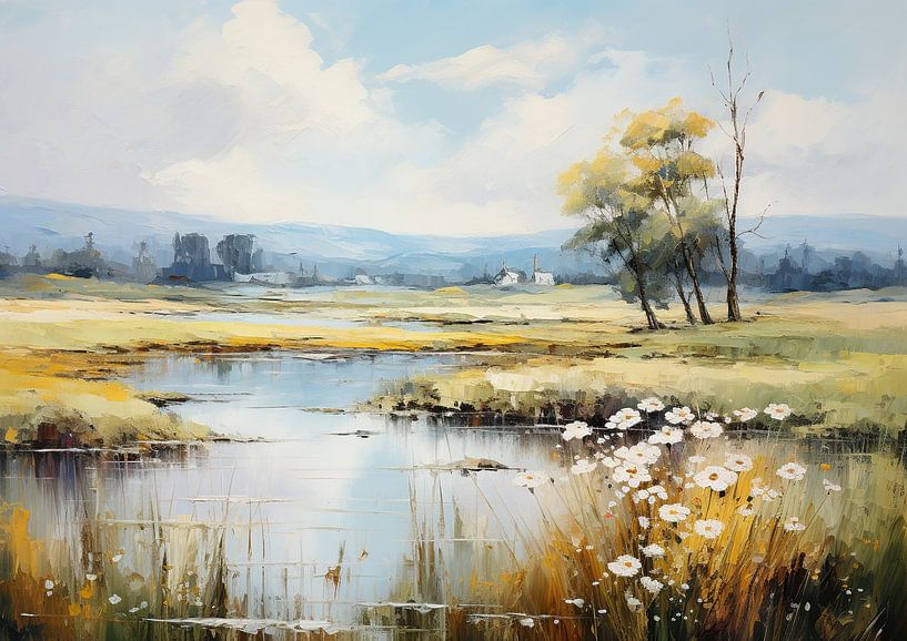 Schilderij met Diepte 30.98 van Blikvanger Schilderijen