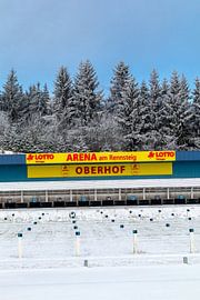 Schöne Winterlandschaft auf den Höhen des Thüringer Waldes von Oliver Hlavaty