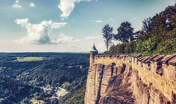 View from the fortress Königstein by Jakob Baranowski - Photography - Video - Photoshop