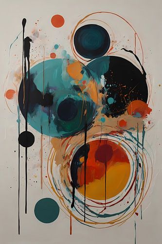 Abstracte Symfonie in Kleur en Vorm