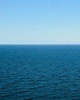 Eenzame zeilboot op het Kattegat