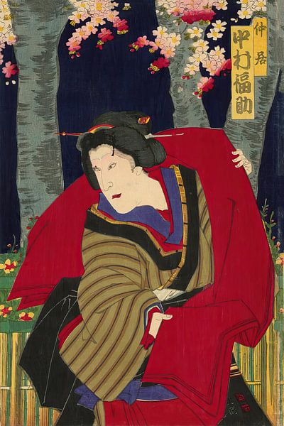 Toyohara Kunichika - The Actors Nakamura Shikan IV by Peter Balan
