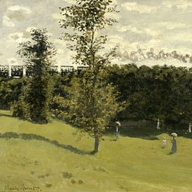 Claude Monet. Train dans la campagne by 1000 Schilderijen