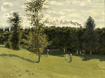 Zug auf dem Lande, Claude Monet