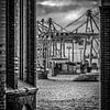 Photography Hamburg - Architecture - View of the container terminal Toller Ort in Hamburg by Ingo Boelter