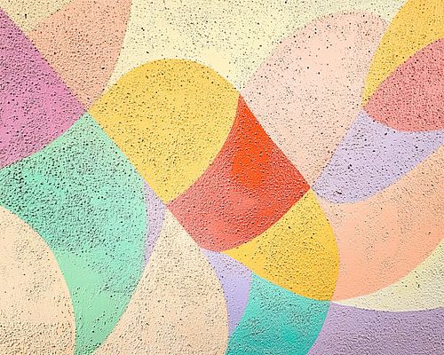 Pastel colours | Pastel shapes by Modern Collection