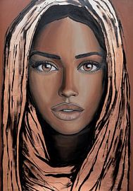 Woman in Rose Gold by Bianca ter Riet