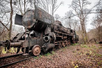 Locomotive à vapeur sur Vivian Teuns