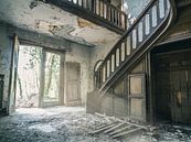 Escaliers dans une villa abandonnée, Belgique par Art By Dominic Aperçu