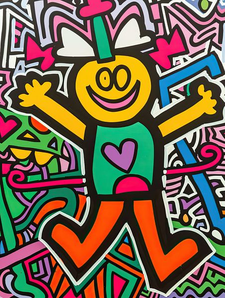 Sparkling Heart Joy by ARTEO Paintings