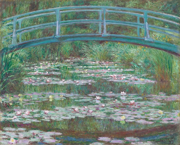 Water Lilies and Japanese Bridge, Claude Monet by Masterful Masters