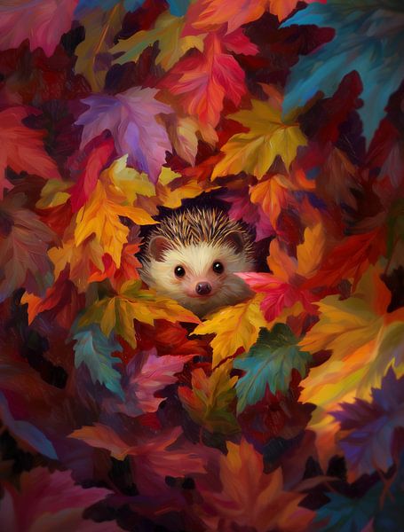 Eye to Eye with Autumn by Color Square