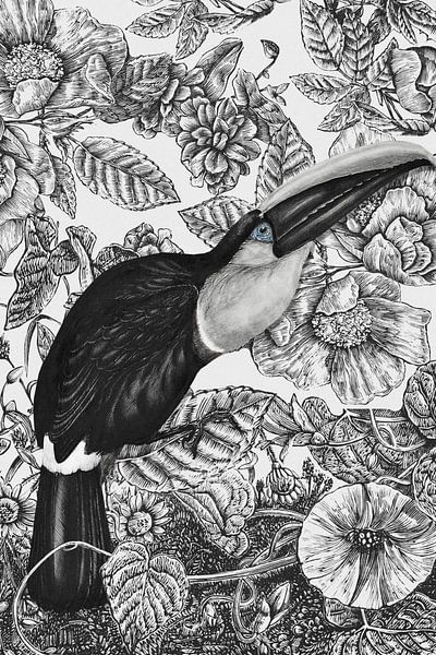 Oiseau Vintage par Marja van den Hurk