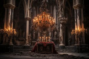 église gothique abandonnée sur Henny Reumerman