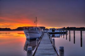 Zonsondergang de Rotte von Miranda Bos
