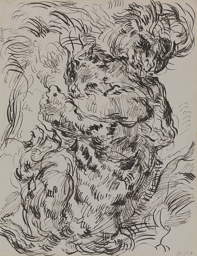 James Ensor, Battle between a Lion and a Tiger, 1886