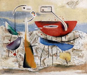 Metaphysische Landschaft, WILLI BAUMEISTER, 1948