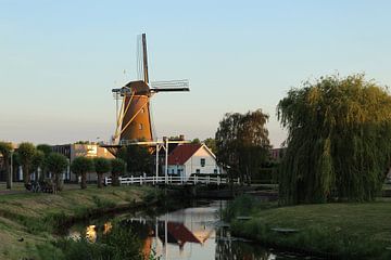 Molen in Etten-Leur, Brabant, Nederland van Shania Lam