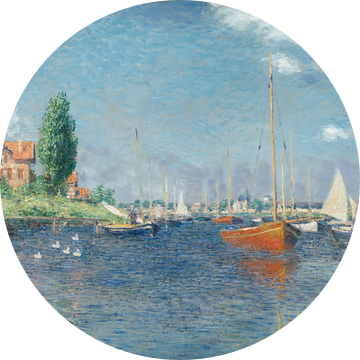 Rode Boten, Argenteuil, Claude Monet