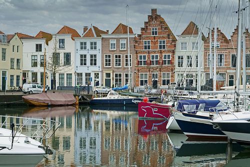 Dreamy image of the port of Goes