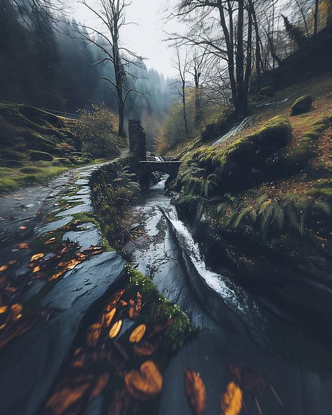 Naturerlebnis bei Wetterumschwung von fernlichtsicht