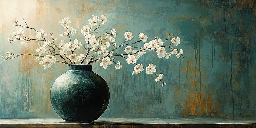 Still life, Turquoise Silence no.5 by Studio BB