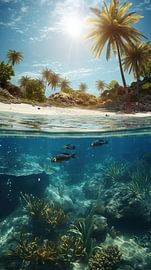 Foto Tropenparadies von Blickfänger Gemälde