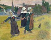 Bretonse Dansen, Pont-Aven, Paul Gauguin van Liszt Collection thumbnail