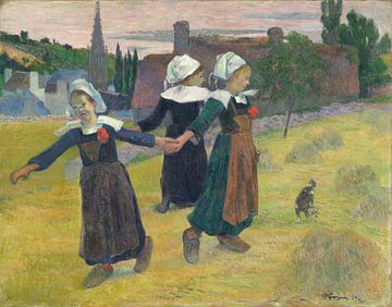 bretonischer Mädchen Tanzen, Paul Gauguin