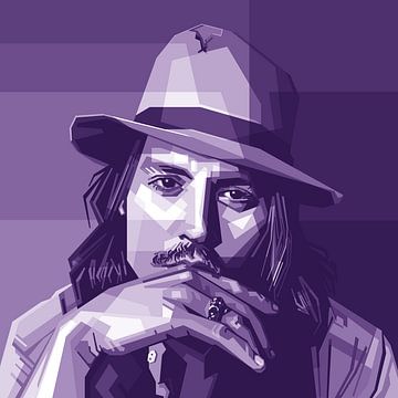 Johnny Depp van zQ Artwork