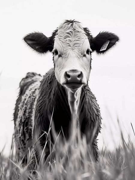 BW cow by haroulita