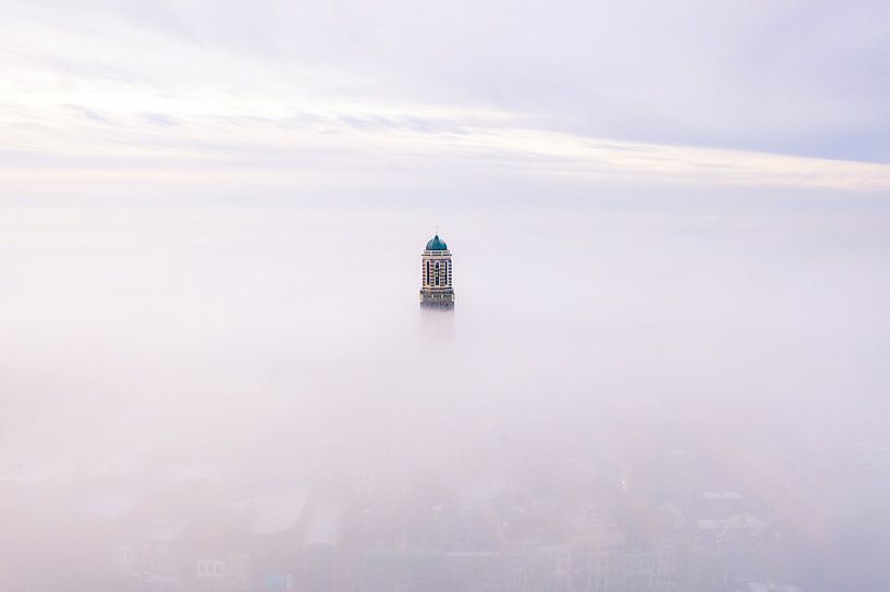 Zwolle dans la brume par Thomas Bartelds