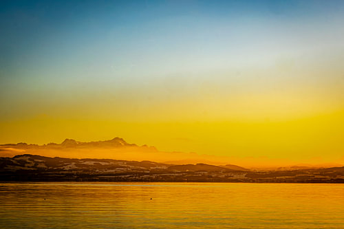 Schweizer Alpen und Bodensee von Dieter Walther