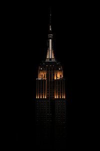 Empire State Building New York in Farbe Porträt