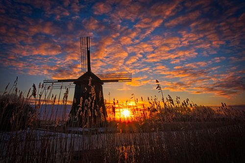 Strijkmolen K in winter