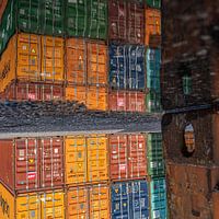 Containers in the harbour