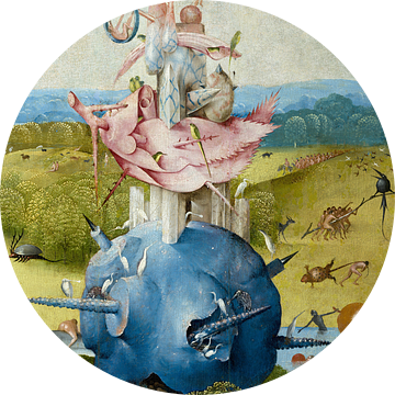 Jeroen Bosch. Tuin der Lusten - detail, 1490
