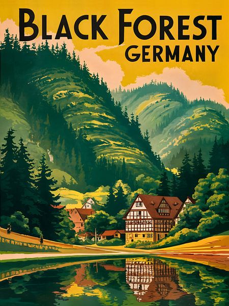 Mystical Beauty of the Black Forest by Robert Swaine