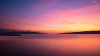Sonnenuntergang an der dalmatinischen Küste von Truus Nijland Miniaturansicht
